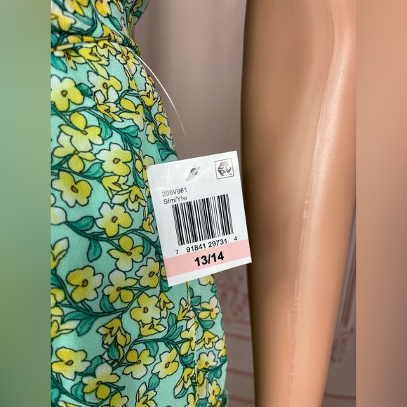 B Darlin Floral Summer Dress Size 11/12 XS and 13/14 SMALL Cocktail Party Dress - Picture 6 of 16